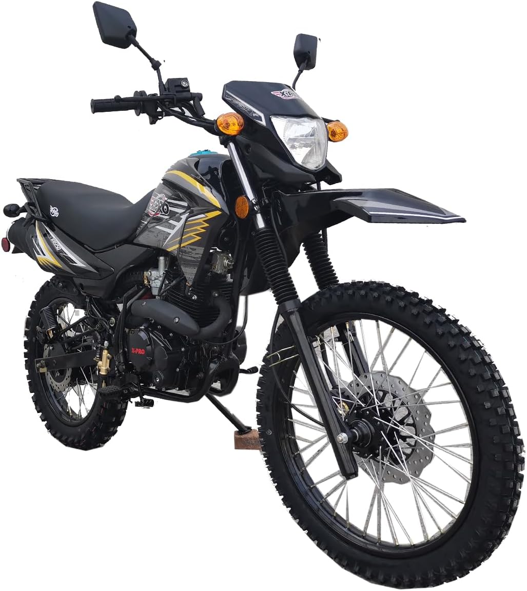 X-PRO 250 Dual Sports Enduro Dirt Bike with 21"/18" Wheels,5-Speed Manual Transmission